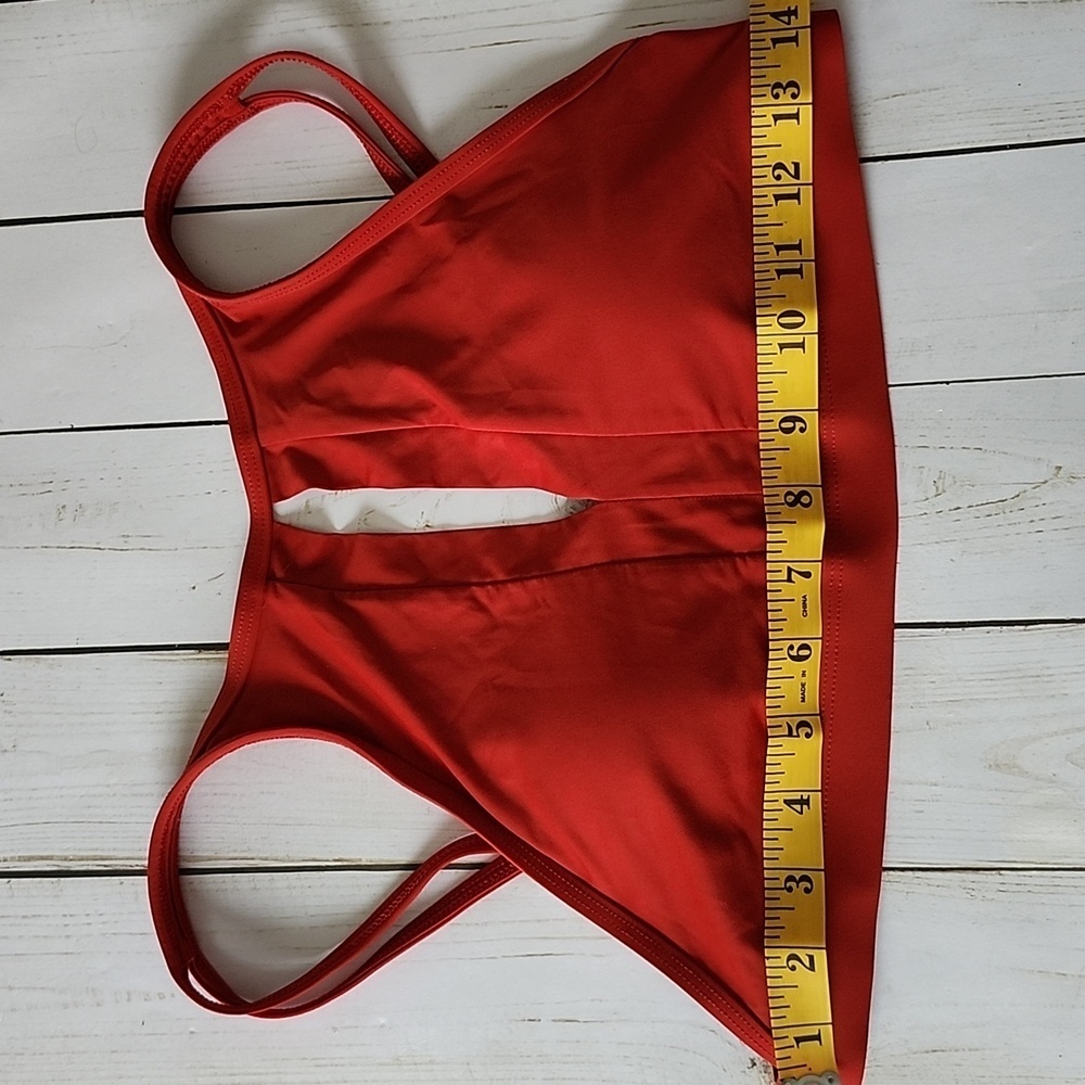 Skye Halter Bikini Top Size Medium Terracotta - Picture 8 of 9
